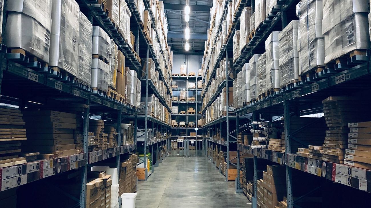 A warehouse full of inventory